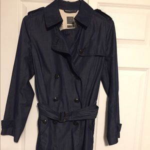 Gap denim light weight rain coat